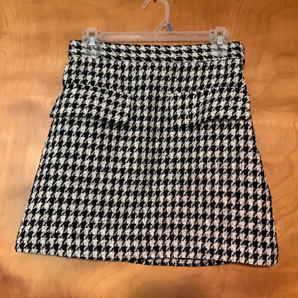 Black and white skirt